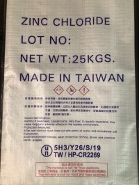 Zinc Chloride ZnCl2 98% Taiwan PE Bag